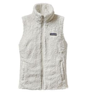 White Patagonia Los Gatos Fleece Vest Size M